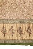 Handwoven Hand Block Printed Chanderi Silk Dupatta - Ramanika