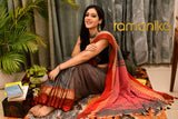 Handwoven Cotton Saree With Blouse - Ramanika