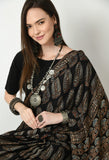 Naturally Dyed Modal Ajrakh Saree
