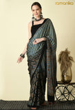 Naturally Dyed Ajrakh Modal Saree