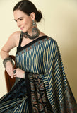 Naturally Dyed Ajrakh Modal Saree