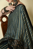 Naturally Dyed Ajrakh Modal Saree