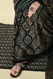 Naturally Dyed Ajrakh Modal Saree