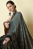 Naturally Dyed Ajrakh Modal Saree