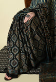 Naturally Dyed Ajrakh Modal Saree