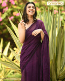 Malmal Cotton Sequin Saree