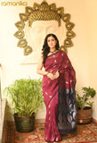 Banarasi Linen Saree- with blouse