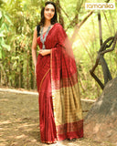 Handwoven Sequin Saree with Running Blouse