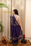 Handwoven Linen Jamdani Saree With Blouse - Ramanika