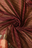 Mal Cotton zari Saree (Maroon)